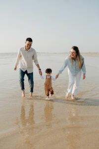 Images de moments familiaux vrais et simples près de Vannes