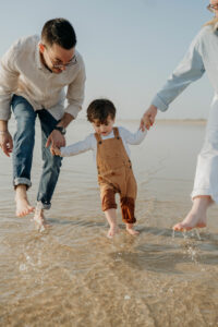 Photo souvenir d’un moment partagé en bord de mer, à Vannes